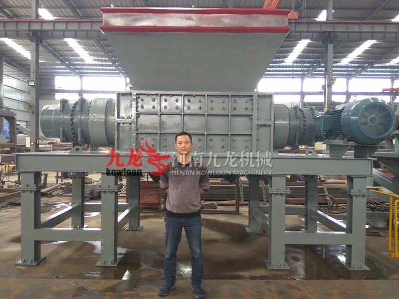 Dual Motors Drive Shredder Used for Industrial Shredding