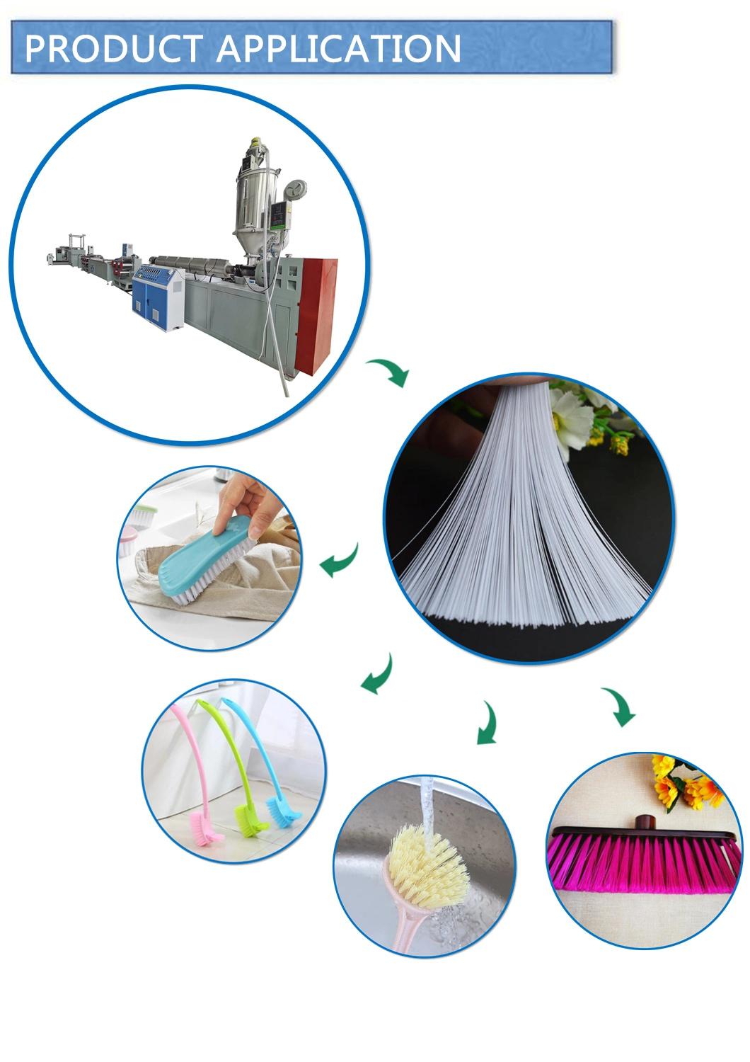 Plastic Broom Filament Making Machine Plastic Fiber Making Machine Pet/PP Filament Extruding/Extruder/Extrusion Machinery