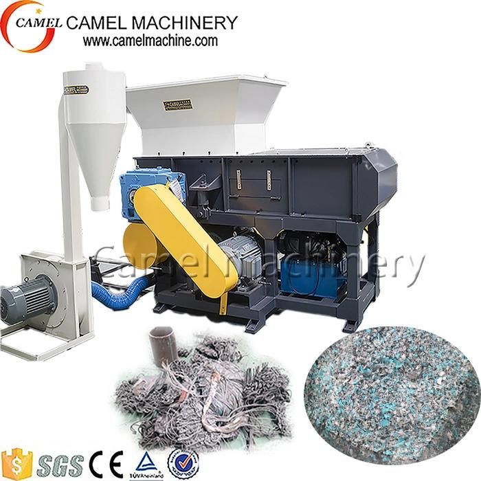 Waste Plastic Lumps/ Pipe/Blocks Single Shaft Shredder Machine