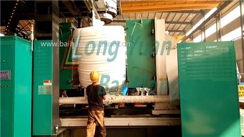 Automatic Adjustment Extrusion IBC Bucket Water Tank Blow Molding Machine