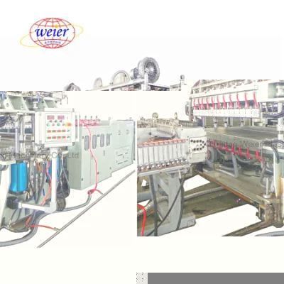 Plastic PP Hollow Grid Sheet Making Machine Production Line