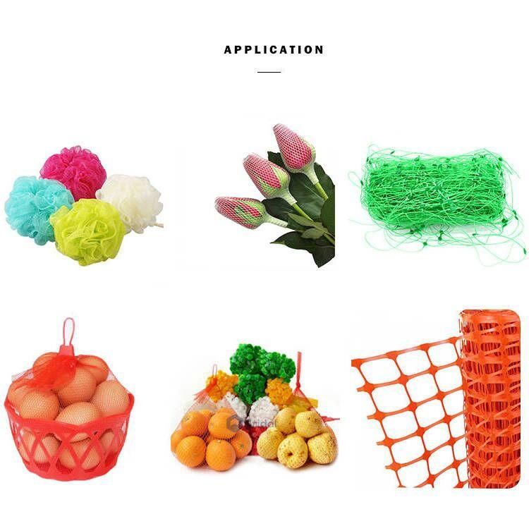 PP Plastic Extruder Packaging Net Making Machine (Rose Sleeve Net/Vegetable Net/ Fruits Net/Defend Net/ Bath Net)