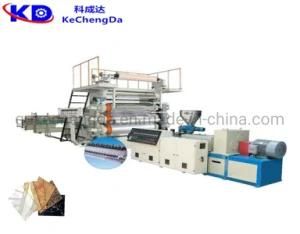 Plastic PVC Marble Coated Decorative Sheet Recyling Machines