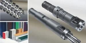 Screw and Barrel for Plastic Profile Extrusion Machines