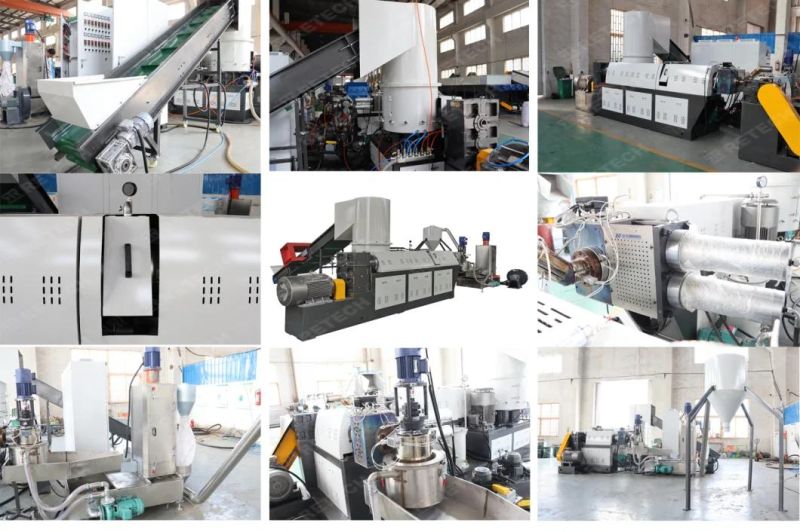 XPS EPS Foam Recycling Noodle Cut Strand Pelletzing Line
