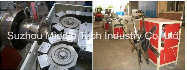 PE/PP/PVC Single Wall Corrugated and Garden Hose Pipe Machine