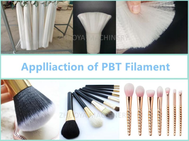 Pet/PBT Hollow/Solid/Tapered Monofilament Extrusion and Drawing Machine for Paint Brush Bristles