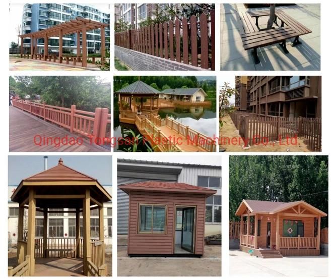 WPC Door Window Wall Pergola Fence Rail Chair Decking WPC Making Machine