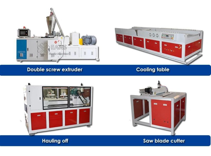 Sj65/132 Extruder Plastic WPC Board Making Machine