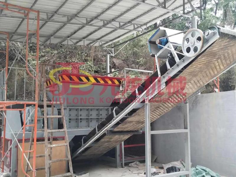 Msw Shredder Processsing Domestic Refuse Crusher