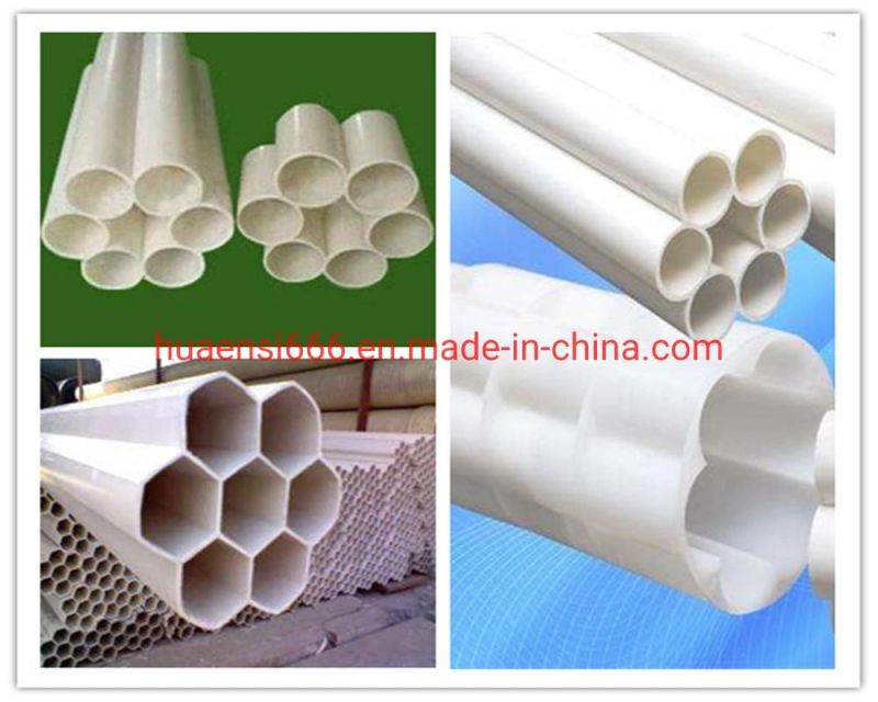 Dielectric PVC Seven Holes Plum Tube Making Machine Factory