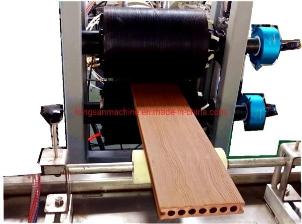 PP PE PVC Wood Plastic Composite WPC Decking Extruder Sanding Machine Manufacturers