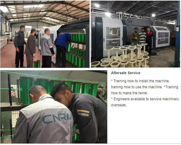 HDPE Cordage Making Three-Ply PP Nylon Rope Machine/Plastic Rope Machine