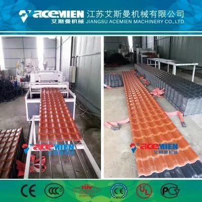 Roma Roof Tile PVC Roma Roof Tile Plastic Extruder Machine Line