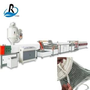 Plastic Baler Twine Extruder Raffia Open Net Fibrillated Extrusion Line