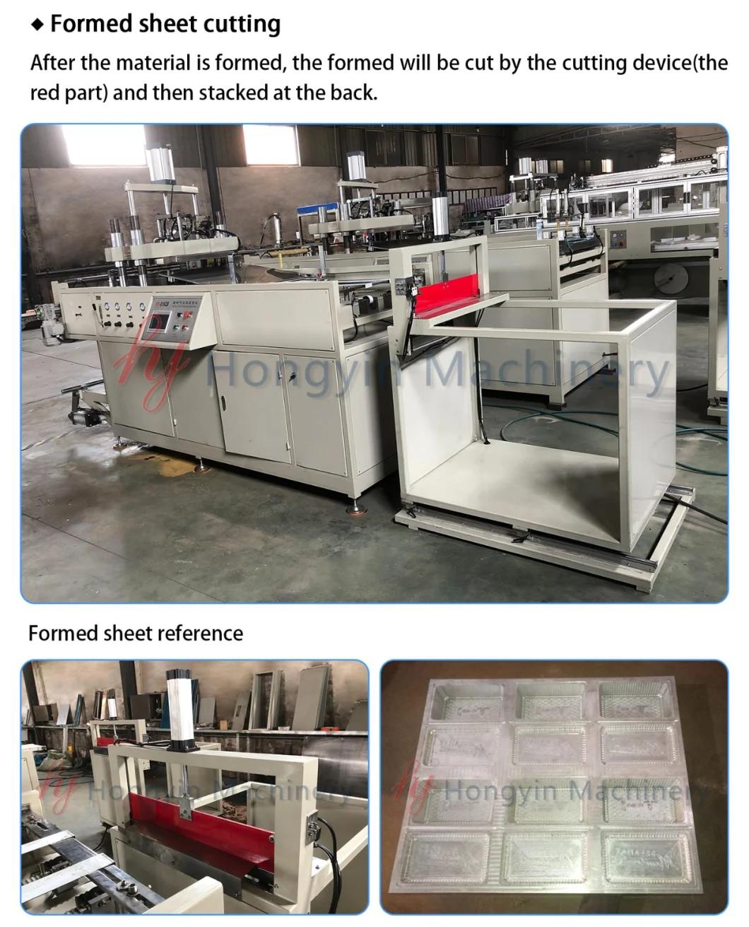 PVC Tray Semi-Automatic Plastic Thermoforming Machine