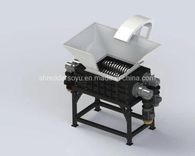 Four Shaft Shredder Machine with Four Shaft More Stronger Power and Multi Material ...