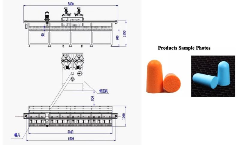 Polyurethane Earplug Machine /PU Earplug Machine /PU Earplug Making Machine