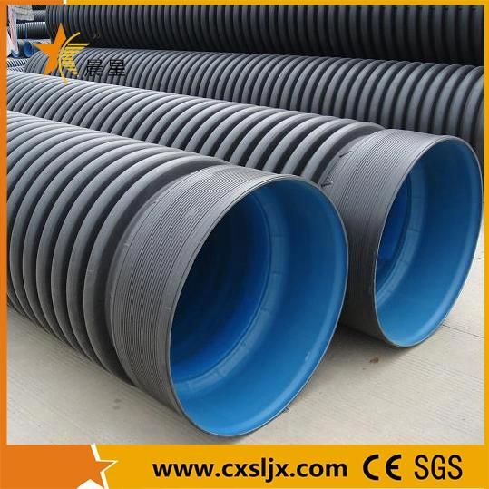 HDPE / PVC Plastic Double Wall Corrugated Pipe Making Machine