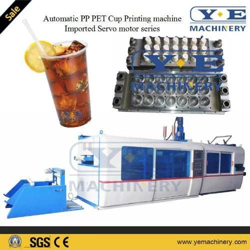 Automatic Plastic Fruit Container Thermoforming Machine with Punching