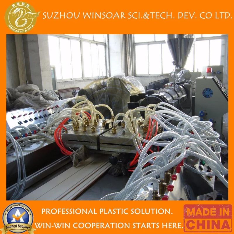 Plastic Extruder PVC Window Door Profile Production Extrusion Making Machine