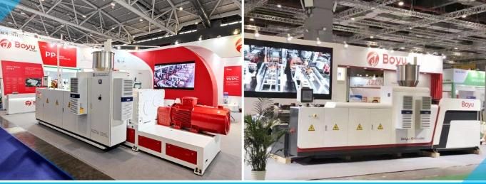 PVC Resin Material Spc Stone Plastic Easy Click Flooring Extruder Machine