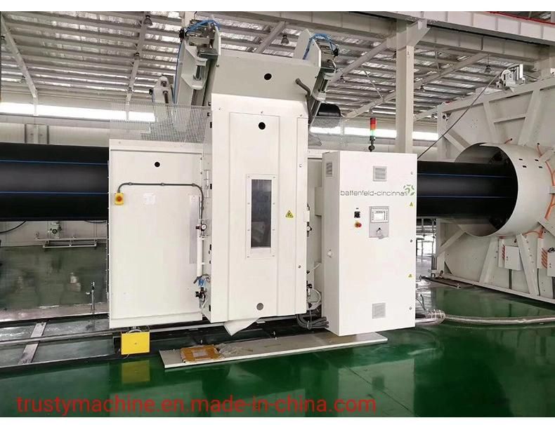 Large Diameter (630-800mm) HDPE&PE Water Supply Pipe extrusion machine