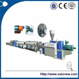 Conical Twin Screw Plastic PVC Pipe Extrusion Machine