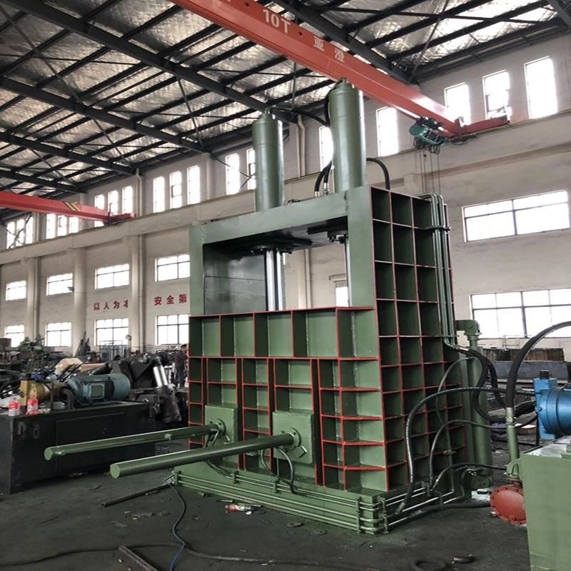 Vertical Hydraulic Cardboard Baler for Sale PLC Control Full Automatic Hydraulic Waste Paper Carton Baler