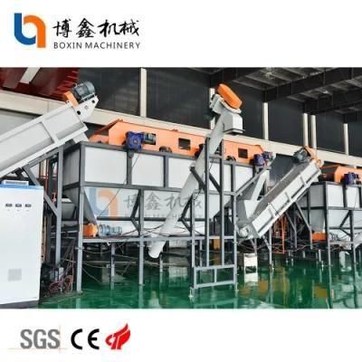 Pet Bottle Flakes Plastic Crushing Washing Recycling Production Line