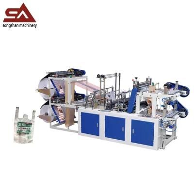 High Quality Double Line Plastic Bag Making Machine