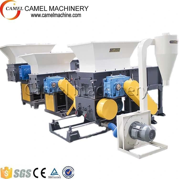 Waste Plastic Lumps/ Pipe/Blocks Single Shaft Shredder Machine