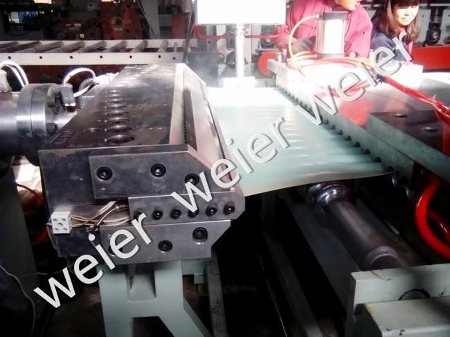 PVC Pet PC Wave Plate Corrugated Roof Plastic Extruder Production Line