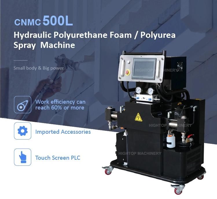 Cnmc-500L Polyurea and Polyurethane Foam Insulation Machine with Spray Gun