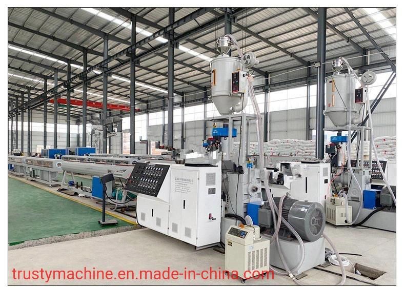 50mm-250mm HDPE Gas Supply Pipe Extrusion Line