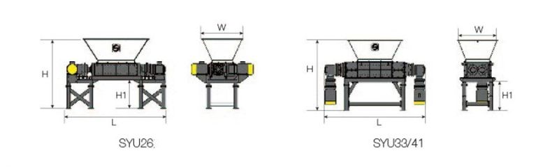 Industrial Aluminium Cans Shredding Crusher Machine/Scrap Metal Crusher Machine Shredder