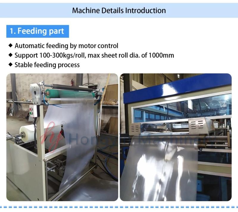 Automatic Plastic Tray Thermoforming Machine for PP Pet Sheet