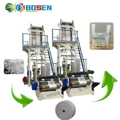 Bsj Automatic Rotating Double Winding Agricultural Plastic Film Blowing Machine