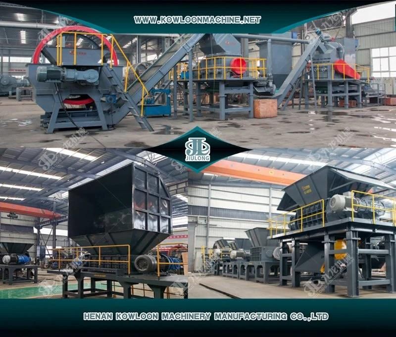 ABS PVC PP Plastic Waste Crushing Machine Double Shaft Plastic Shredder