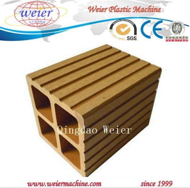 200kg/H WPC Extruder for Wood Plastic Decking Board of Two Layers