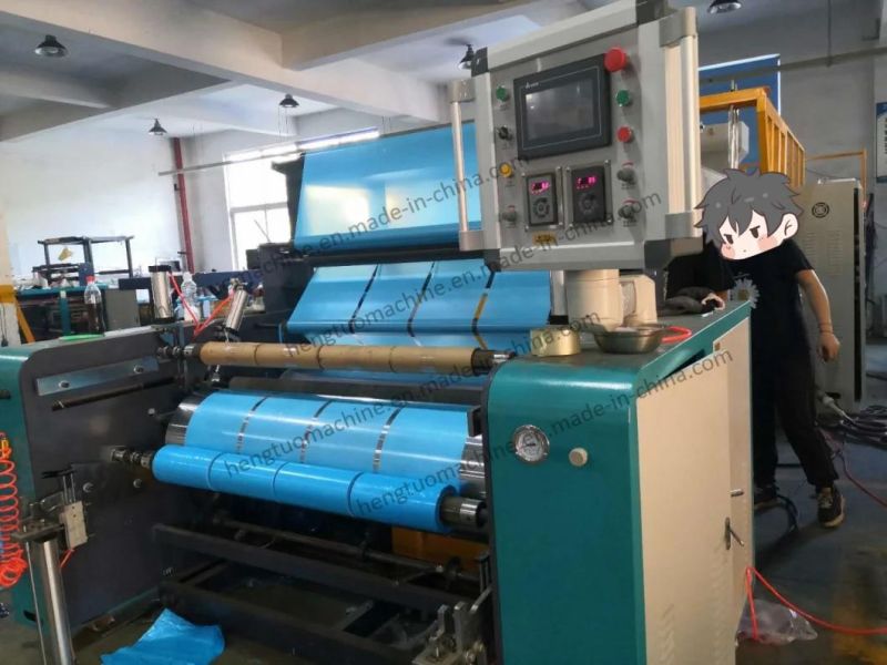 Ht-1600 Double Screw Co-Extrusion CPE TPE Embossed Film Making Machine Hengtuo Brand