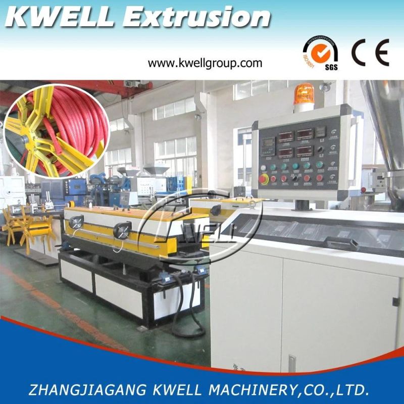 China Plastic Corrugated Pipe Tube Hose Extrusion Extruder Machine