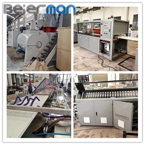 Euro Popular 150mm-610mm Width PVC Window Board/Window Profile Double Screw Extrusion Production Line 200-500kg/H Capacity Mold Customized