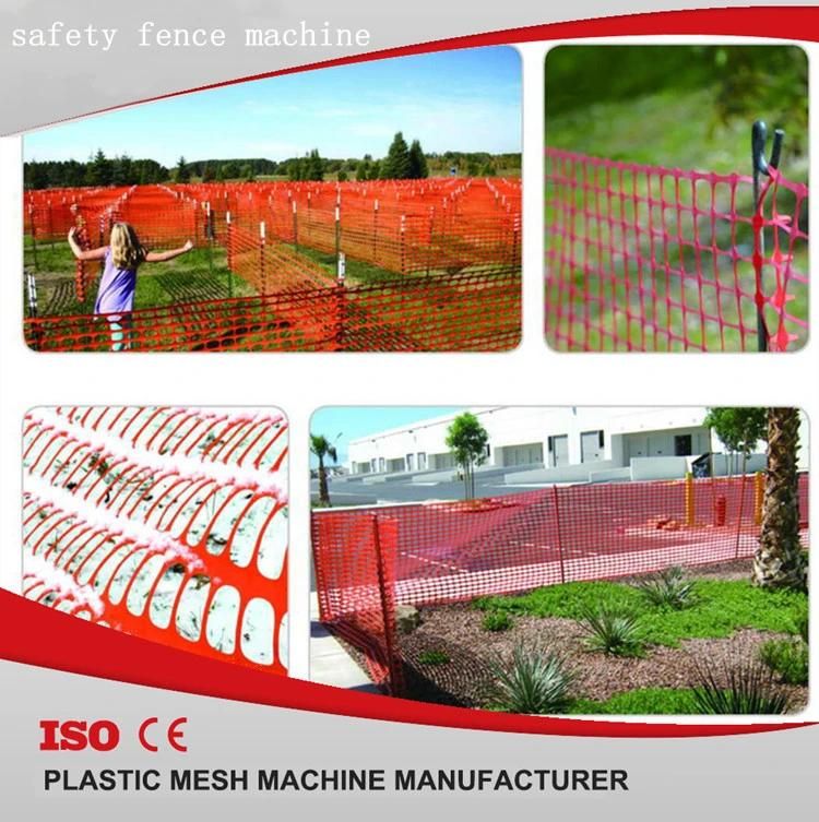 High-Quality Reciprocating Head Plastic Safety Fence Mesh Machine