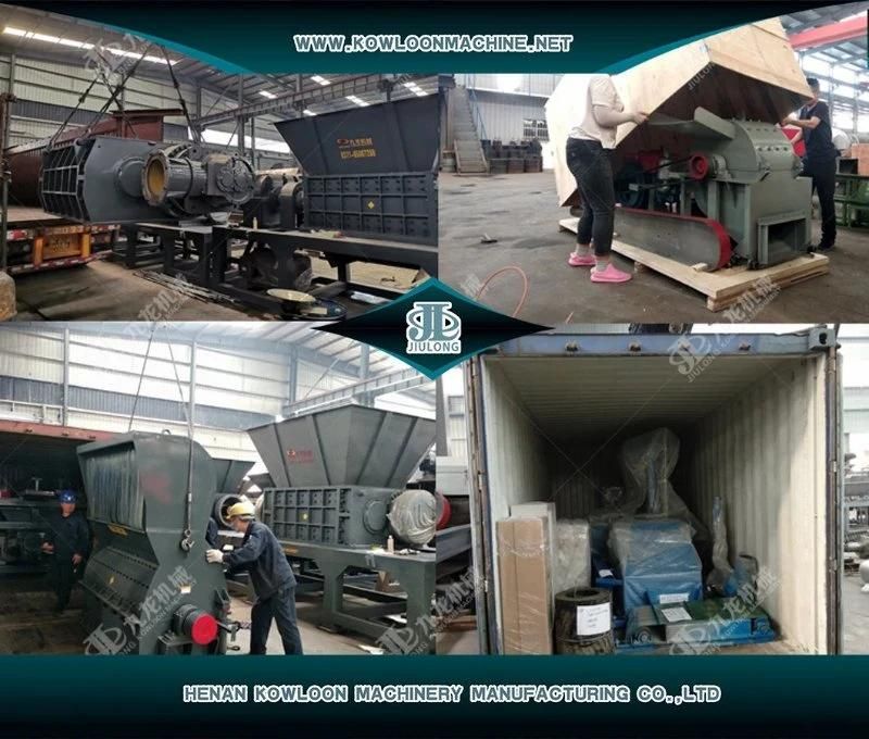 10 Tons Per Hour Large Capacity Horizontal Shredder Cardboard Paper Recycling Machine