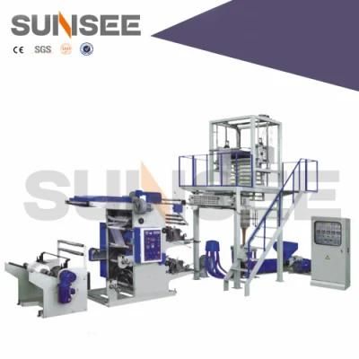 Film Blowing Machine with Printing Machine Inline