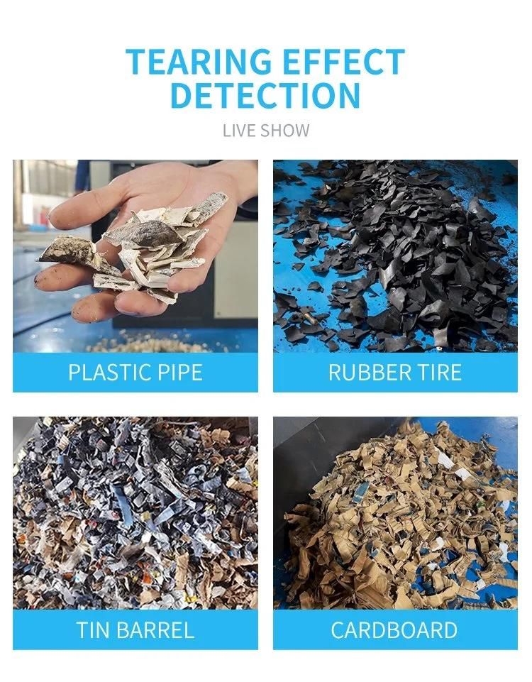 Second Hand Shredder Machine 600/800/1000 Model Pi PE Film Bottle Tyre Tire Plastic Shredder/ABS Pet PP PE Plastic Shredding Machine for Sale