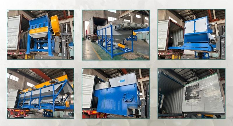 LDPE Agriculture Film Washing Recycling Drying Plant PP PE LLDPE Bag Cleaning Drying Line with Film Squeezer