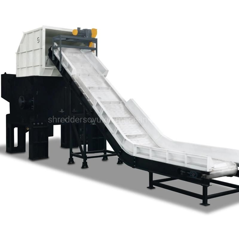 China Single Shaft Shredder for Plastic, Wood, Metal, Drum, Waste, Glass Shredder