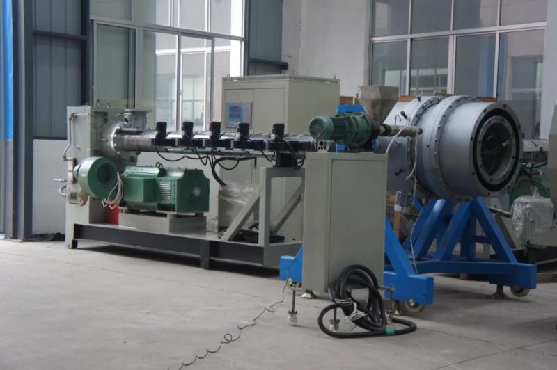 110-400mm PLC Control System Sj-75/38 HDPE Single Screw Pipe High Speed Production Line